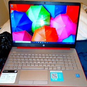 Scarlet Red HP laptop 15.6